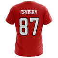 Sidney Crosby Hockey Canada IIHF Mitchell & Ness Men Red Player T-Shirt product image 1, provided for visual reference and
