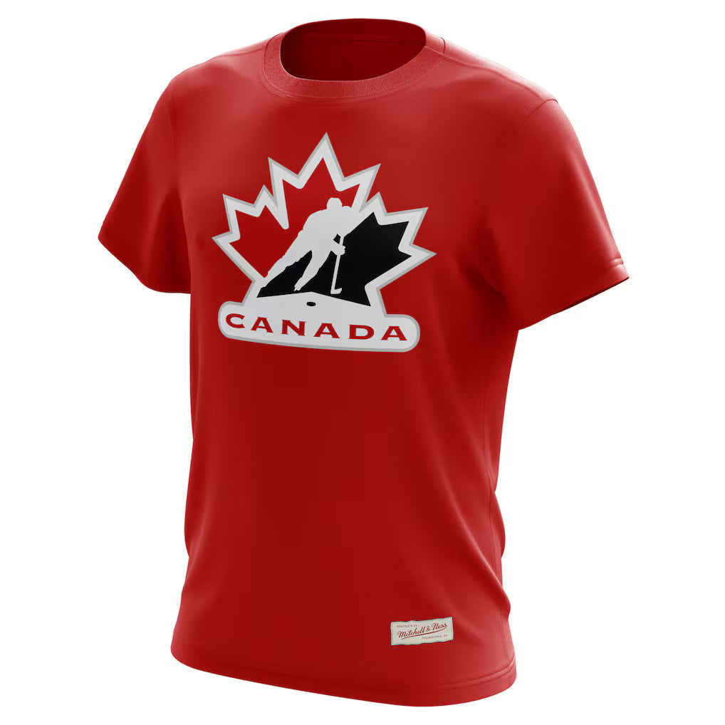 Sidney Crosby Hockey Canada IIHF Mitchell & Ness Men Red Player T-Shirt product image 2, provided for visual reference and