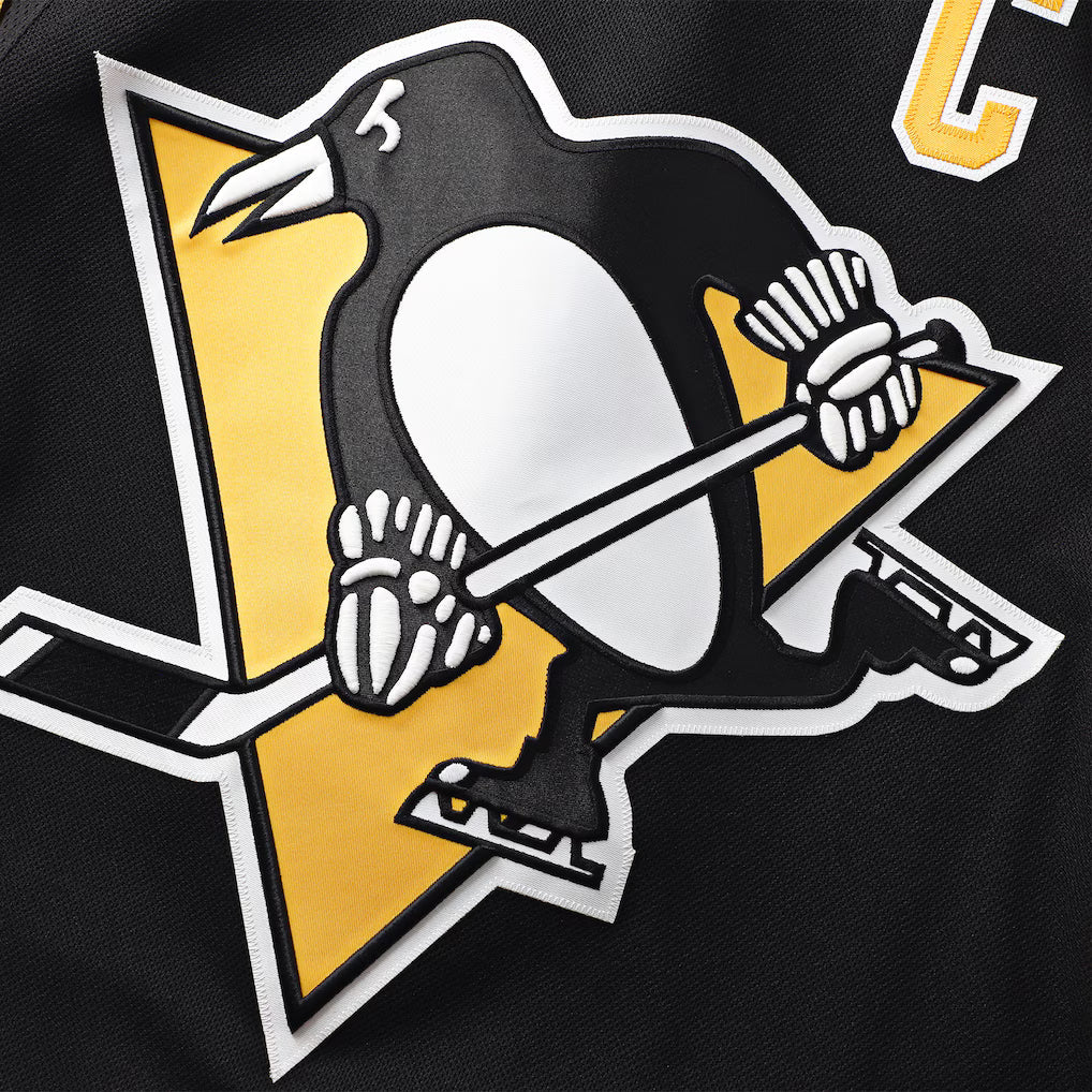 Sidney Crosby Pittsburgh Penguins NHL Fanatics Branded Men Black Premium Jersey product image 4, provided for visual
