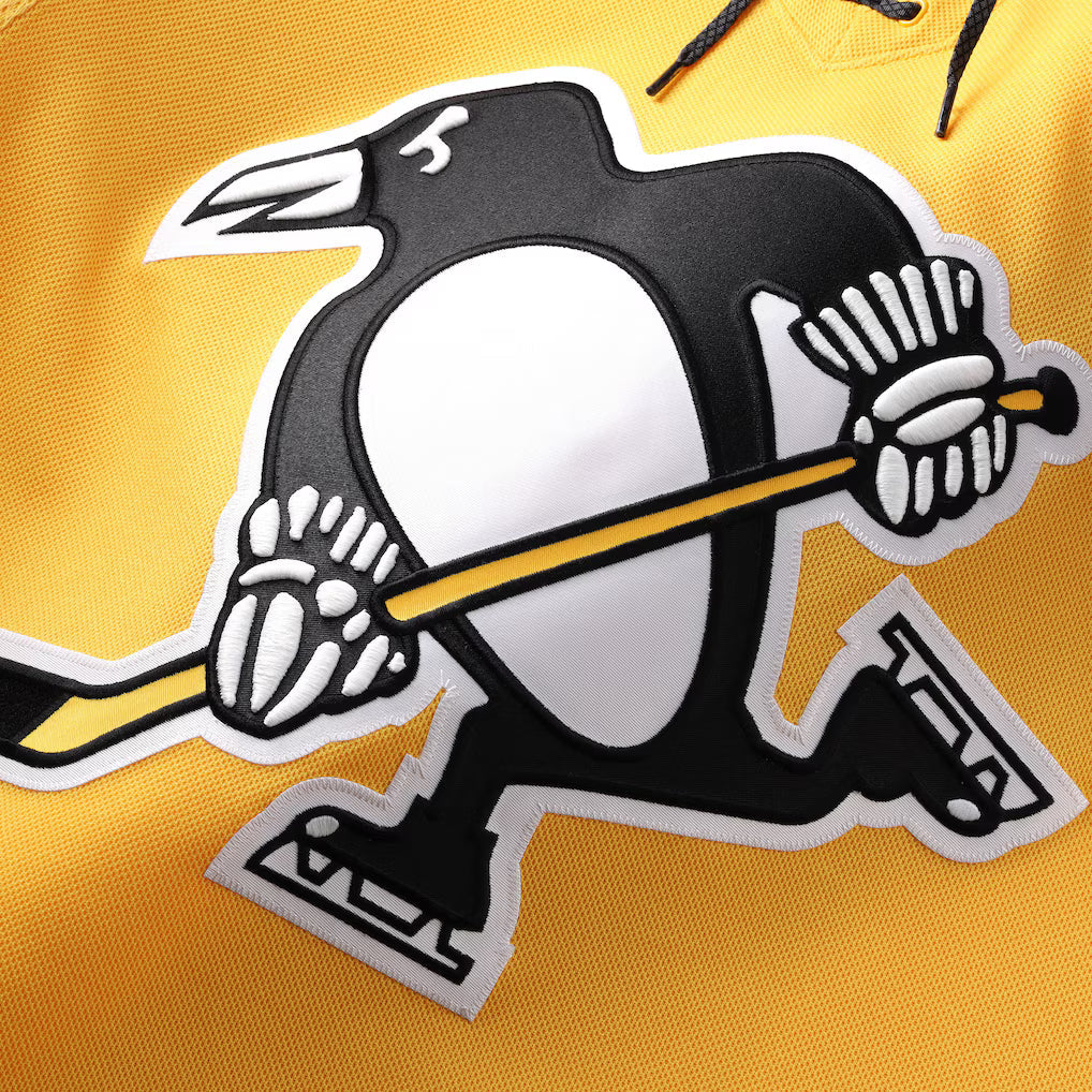 Sidney Crosby Pittsburgh Penguins NHL Fanatics Branded Men Gold Alternate Premium Jersey product image 5, provided for