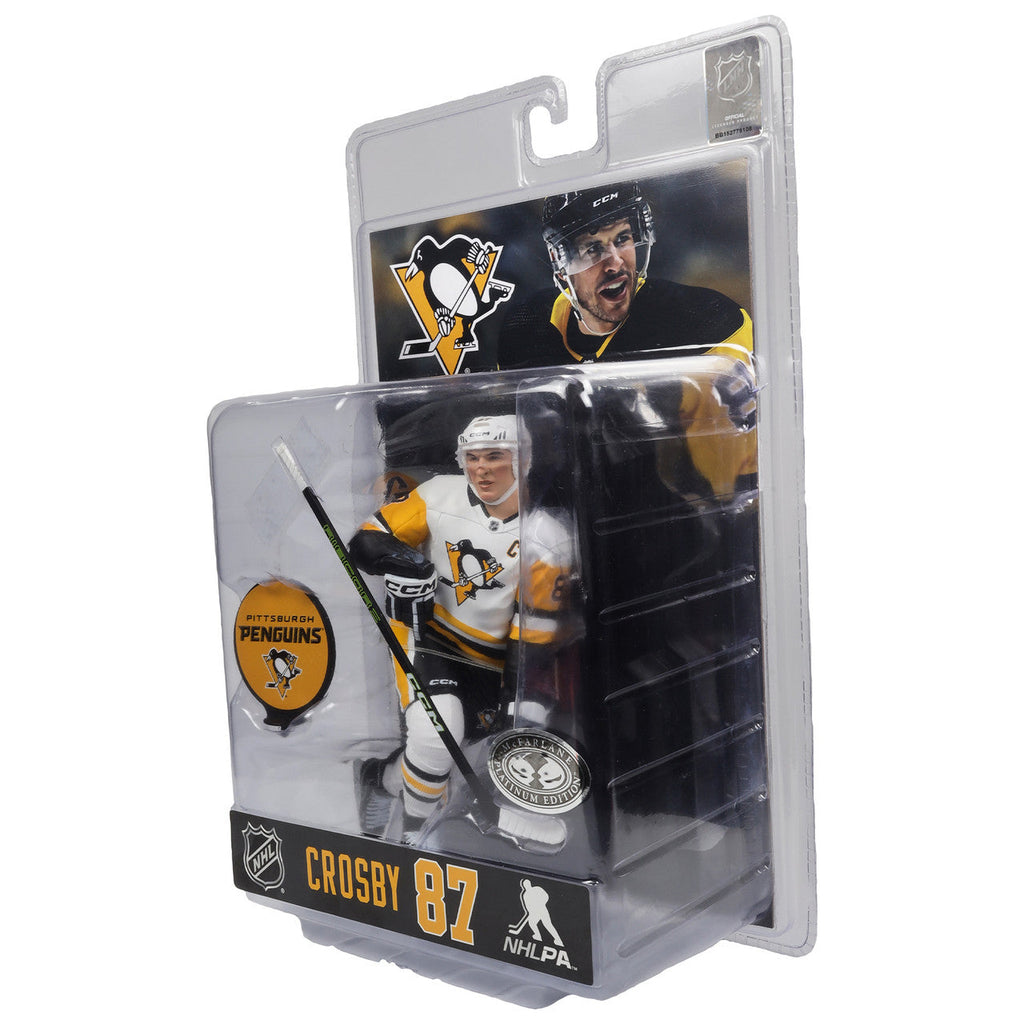 Sidney Crosby Pittsburgh Penguins NHL McFarlane Toys Away Uniform Legacy Series 7" Action Figure product image 7, provided