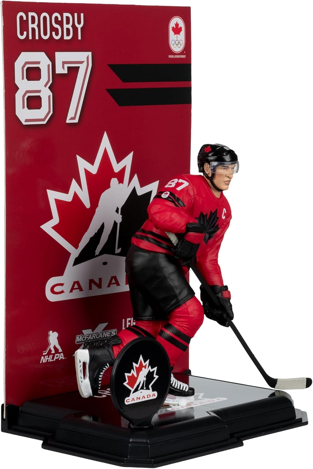 Sidney Crosby Hockey Canada IIHF McFarlane Toys Olympics Legacy Series 7" Action Figure product image 2, provided for visual