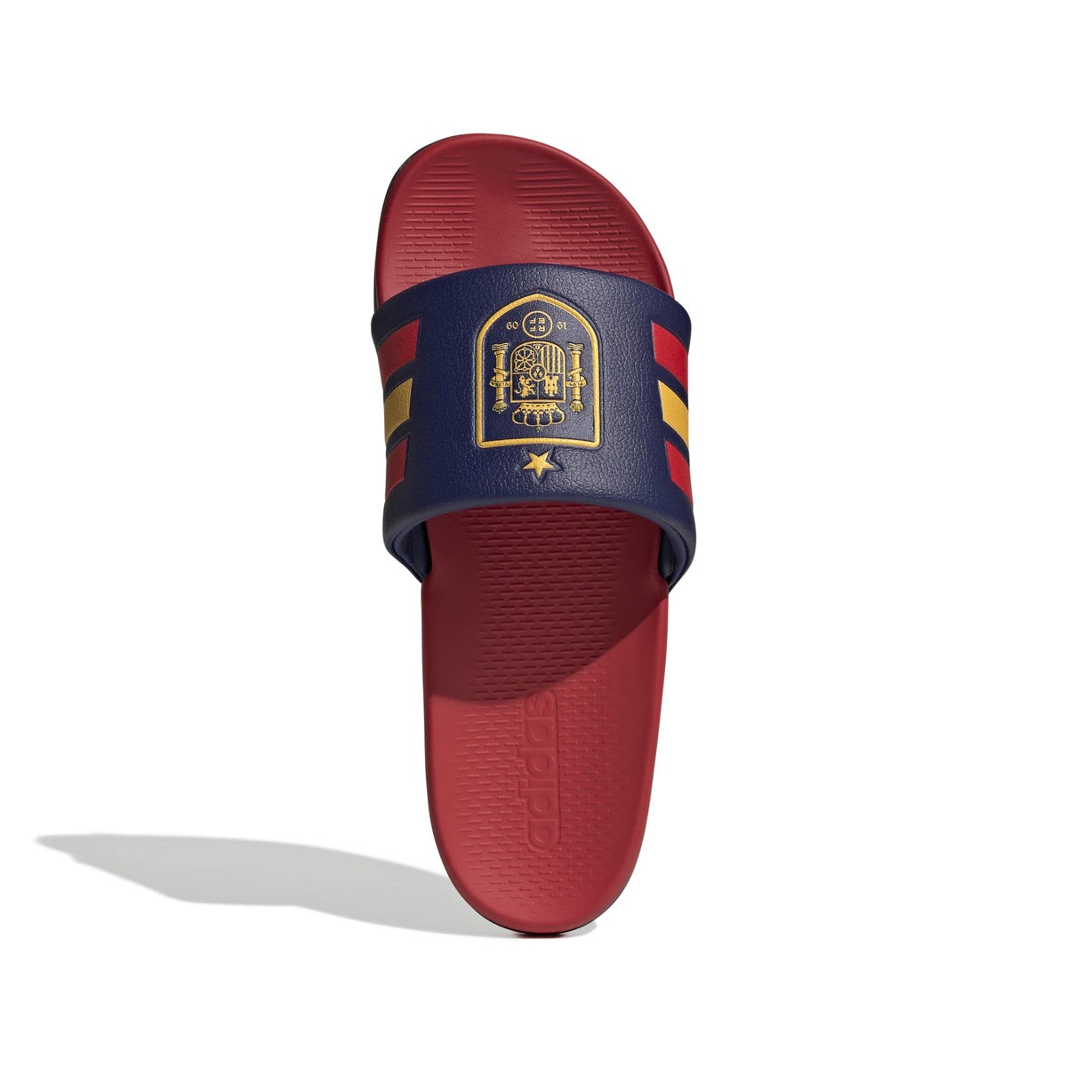 Spain National Team FIFA Adidas Men Navy Adilette Comfort Sandals product image 3, provided for visual reference and product