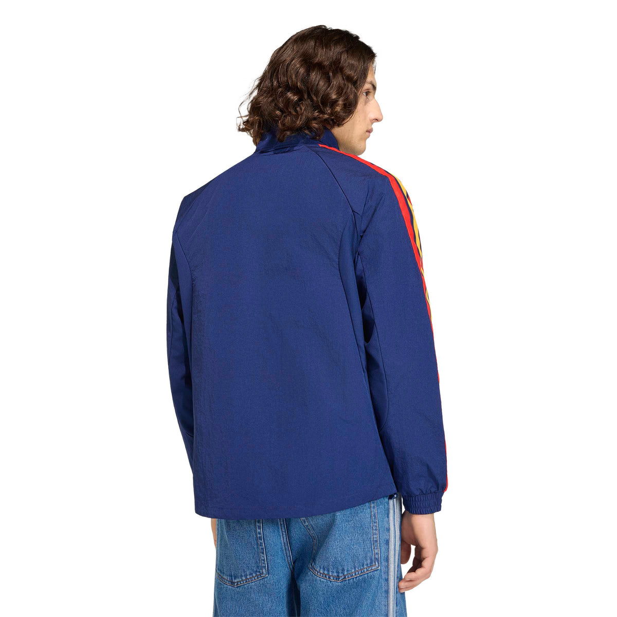 Spain National Team FIFA Adidas Men Navy Anthem Jacket product image 3, provided for visual reference and product detail