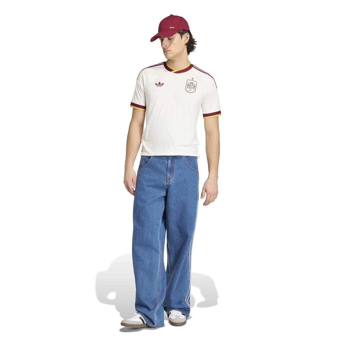 Spain National Team FIFA Adidas Men Off-White 2026 Replica Away Jersey product image 3, provided for visual reference and