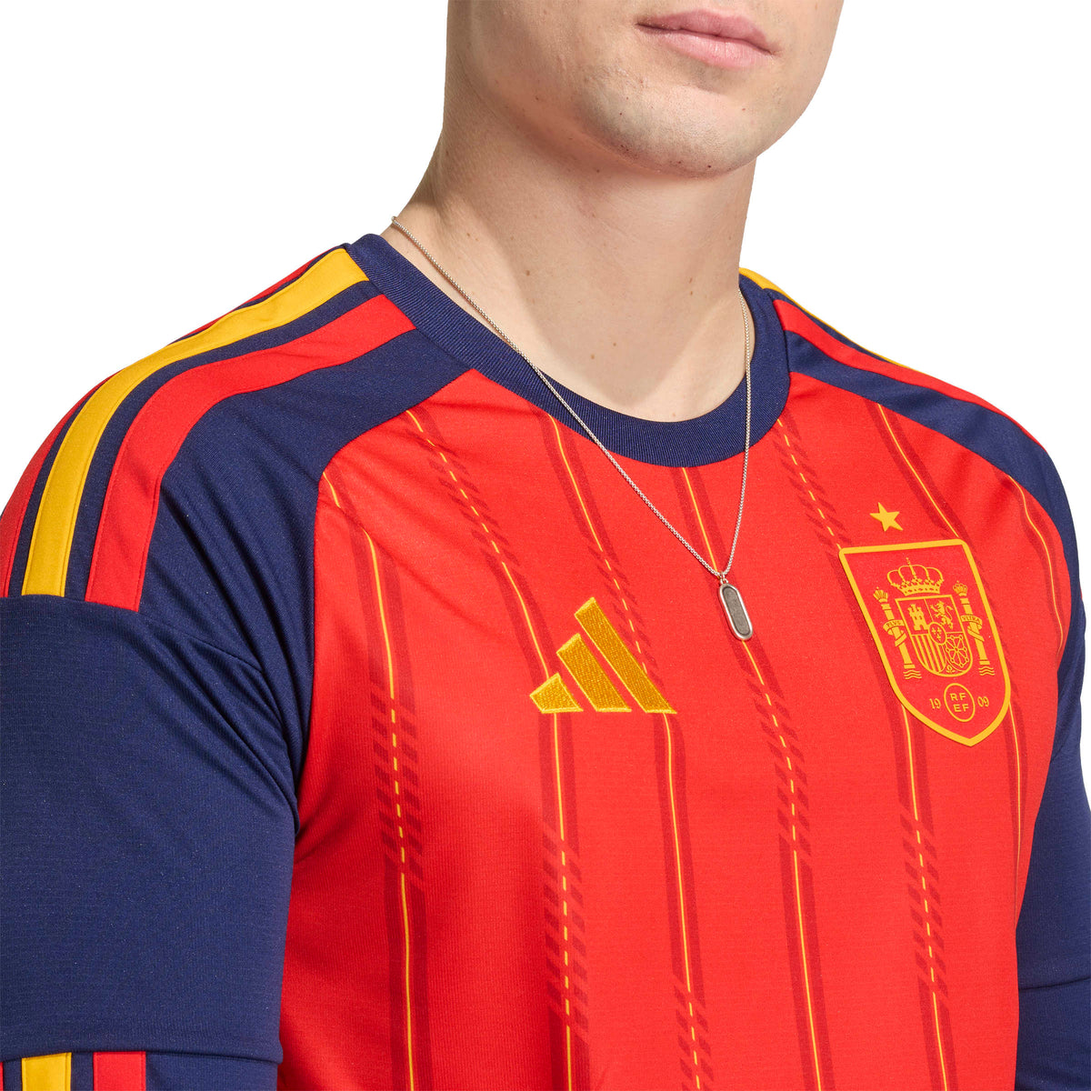 Spain National Team FIFA Adidas Men Red 2026 Replica Long Sleeve Jersey product image 5, provided for visual reference and