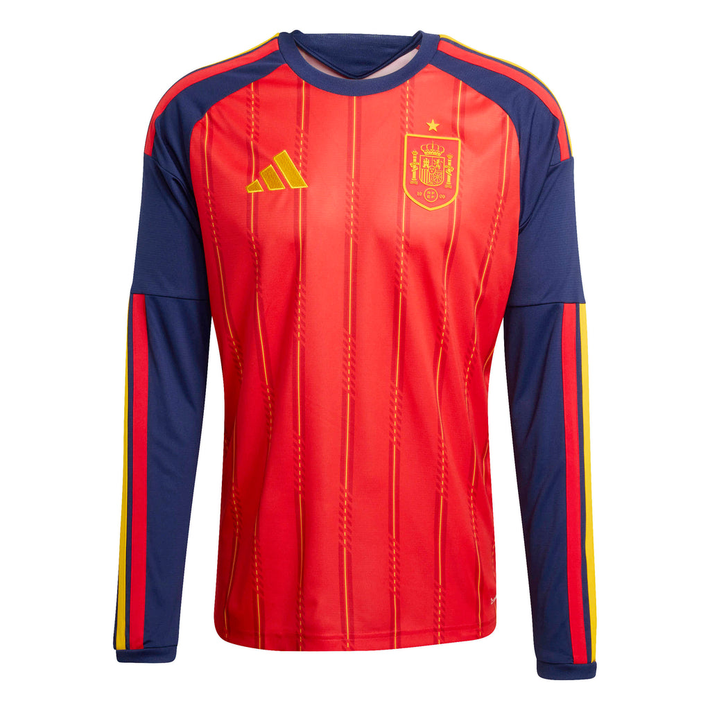 Spain National Team FIFA Adidas Men Red 2026 Replica Long Sleeve Jersey product image 1, provided for visual reference and