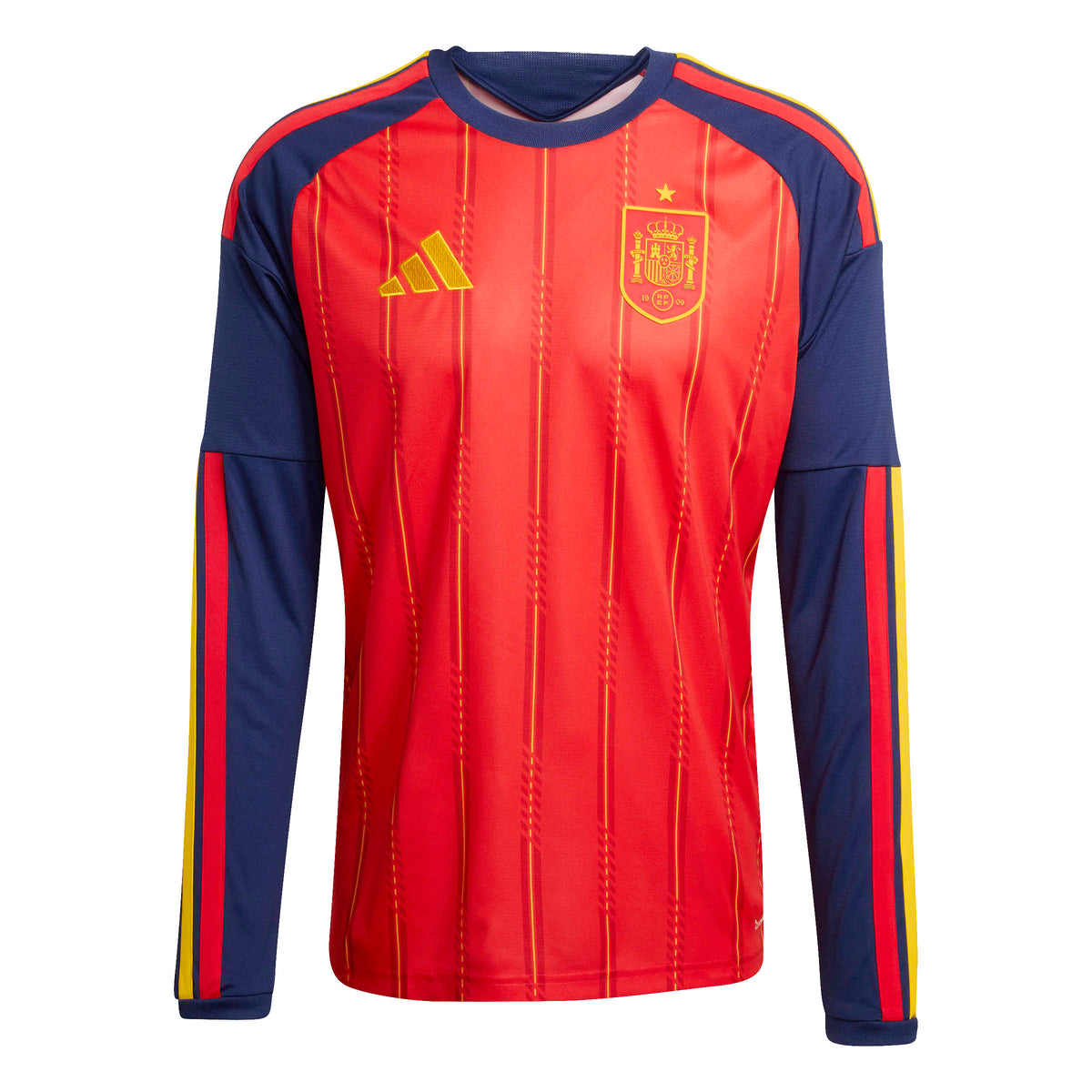 Spain National Team FIFA Adidas Men Red 2026 Replica Long Sleeve Jersey product image 1, provided for visual reference and