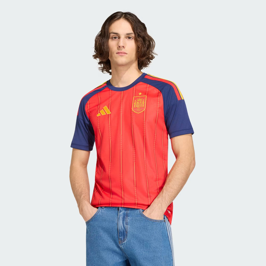 Spain National Team FIFA Adidas Men Red 2026 Replica Home Jersey product image 3, provided for visual reference and product