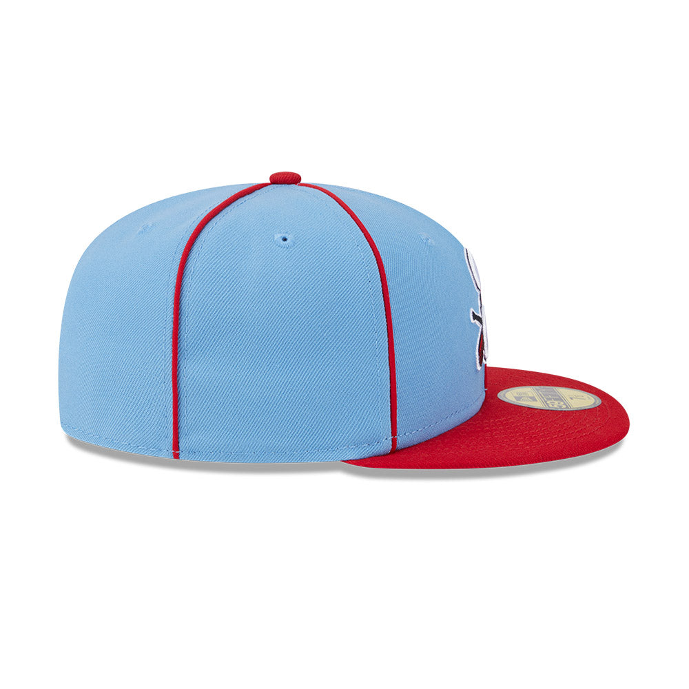 Springfield Cardinals MiLB New Era Men Light Blue/Red 59Fifty Alternate Authentic Collection Fitted Hat product image 6,
