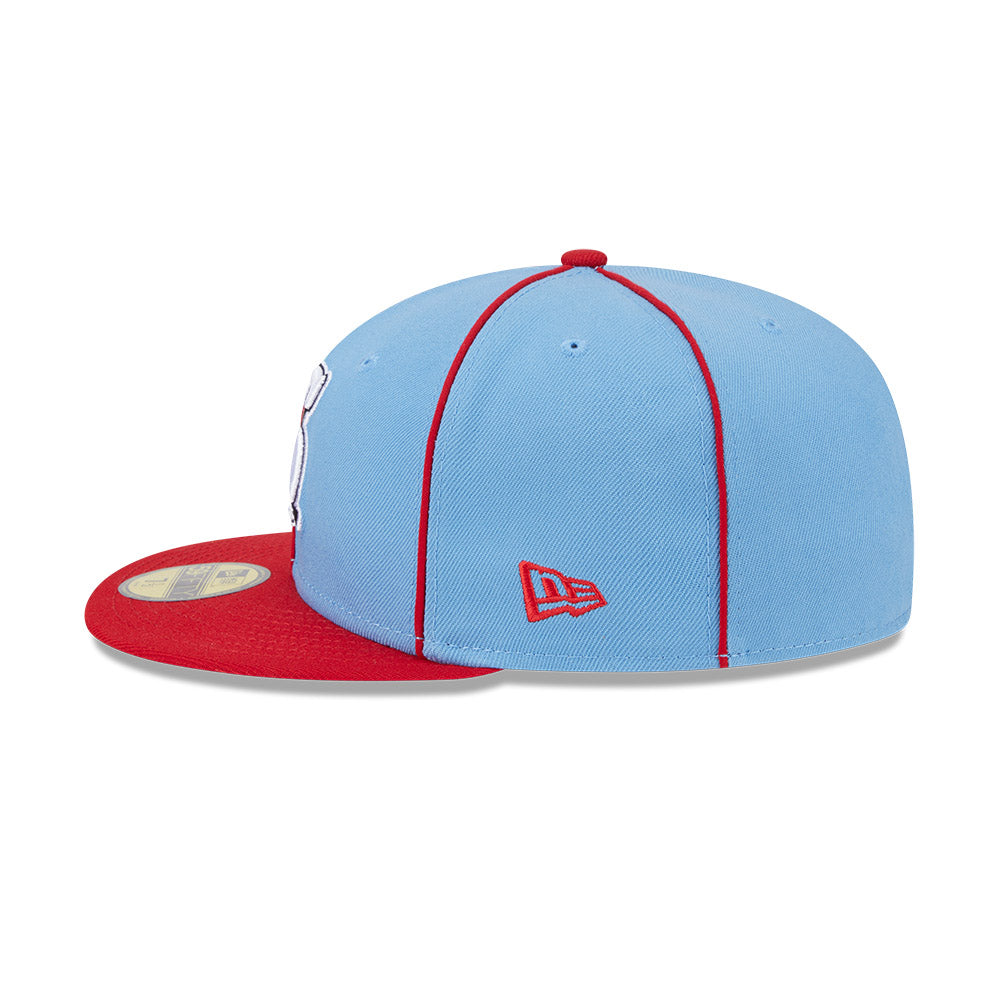 Springfield Cardinals MiLB New Era Men Light Blue/Red 59Fifty Alternate Authentic Collection Fitted Hat product image 5,