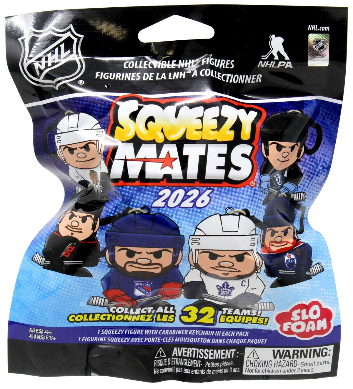 SqueezyMates NHL Party Animal 2026 Blind Pack product image 1, provided for visual reference and product detail review