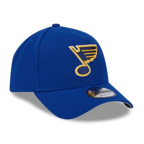 St. Louis Blues NHL New Era Men Royal 9Forty A-Frame Snapback product image 3, provided for visual reference and product