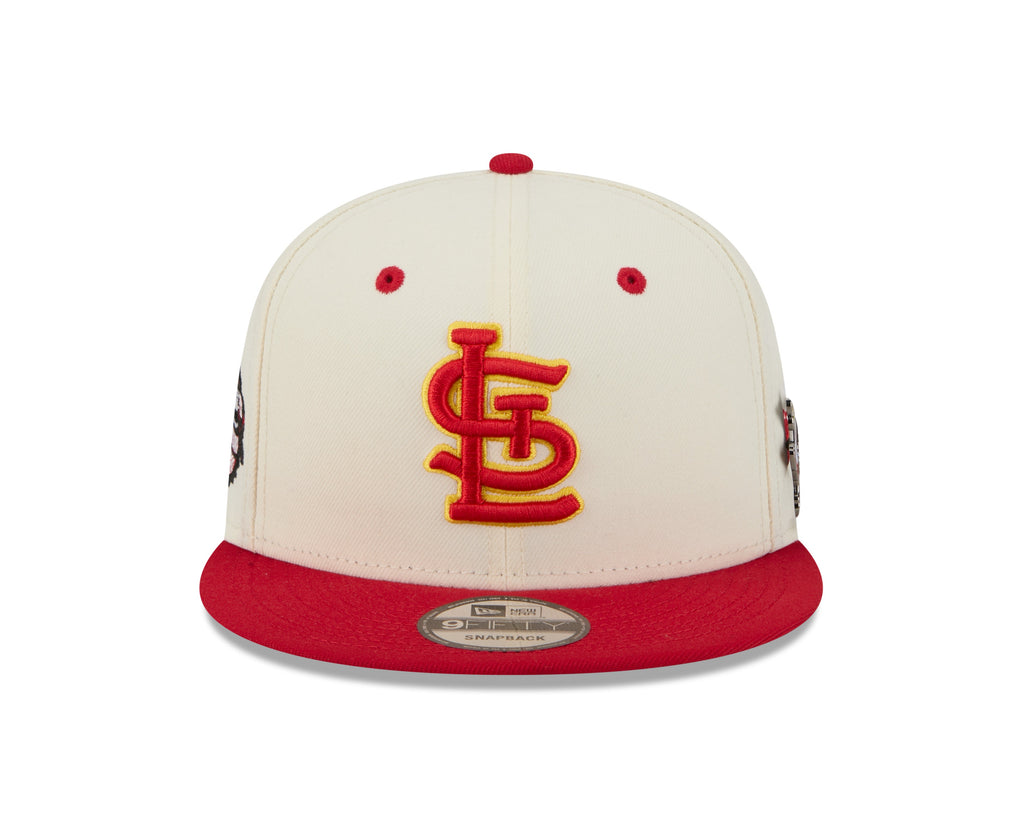St. Louis Cardinals MLB New Era Men Cream/Red 9Fifty Mascot Pin Snapback product image 3, provided for visual reference and