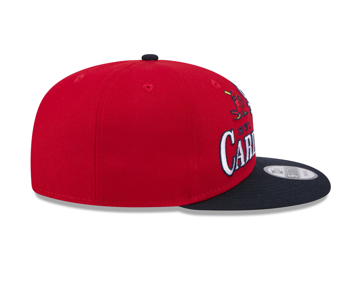 St. Louis Cardinals MLB New Era Men Red/Black 9Fifty Two Tone Archive Snapback product image 6, provided for visual