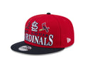 St. Louis Cardinals MLB New Era Men Red/Black 9Fifty Two Tone Archive Snapback product image 1, provided for visual