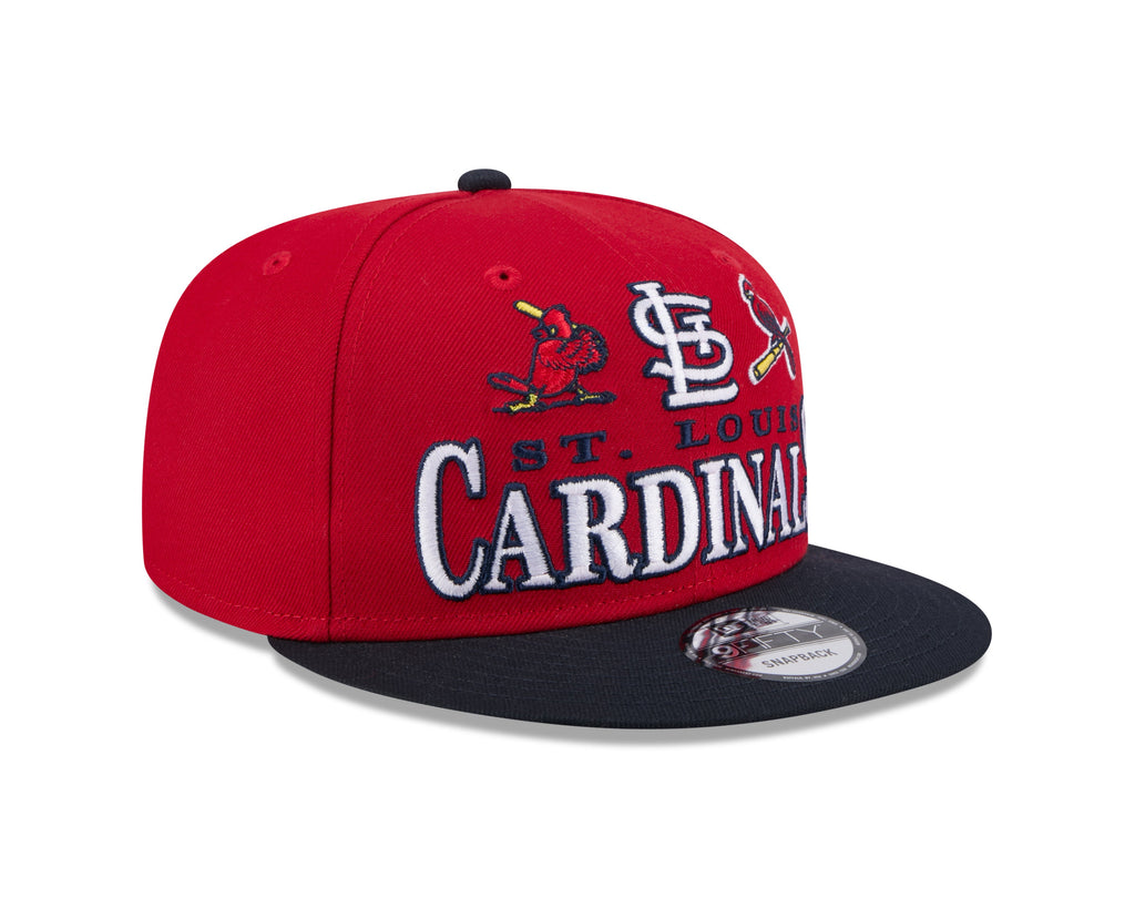 St. Louis Cardinals MLB New Era Men Red/Black 9Fifty Two Tone Archive Snapback product image 4, provided for visual