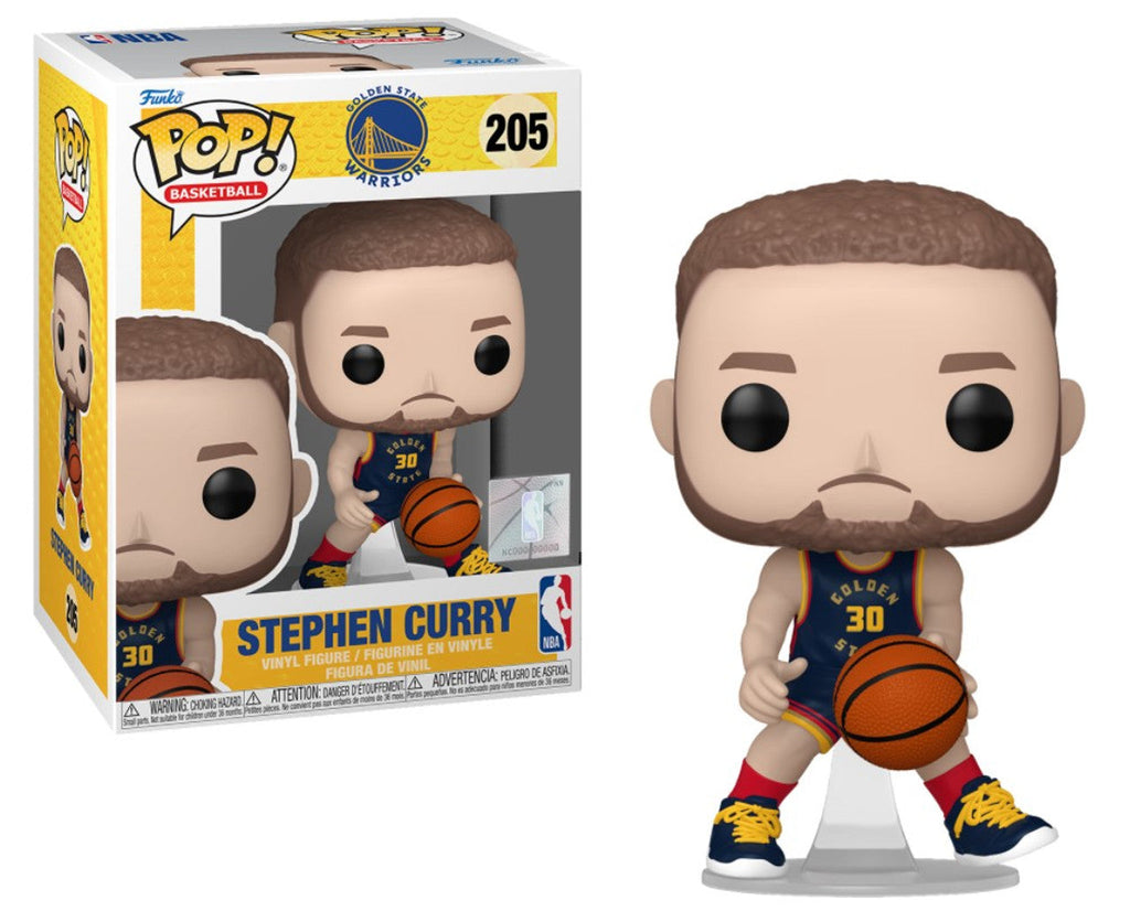 Stephen Curry Golden State Warriors NBA City Edition 24 Funko POP Vinyl Figure #205 product image 1, provided for visual