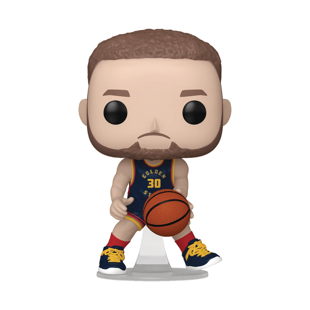 Stephen Curry Golden State Warriors NBA City Edition 24 Funko POP Vinyl Figure #205 product image 3, provided for visual