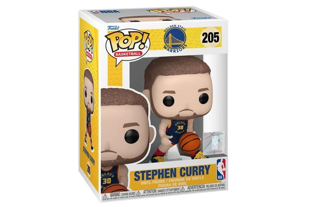 Stephen Curry Golden State Warriors NBA City Edition 24 Funko POP Vinyl Figure #205 product image 2, provided for visual