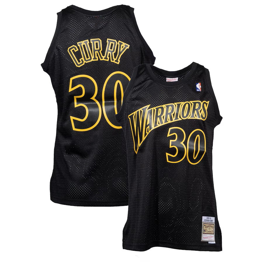 Stephen Curry Golden State Warriors NBA Mitchell & Ness Men Black Dynamic Hardwood Classics Swingman Jersey product image 3,