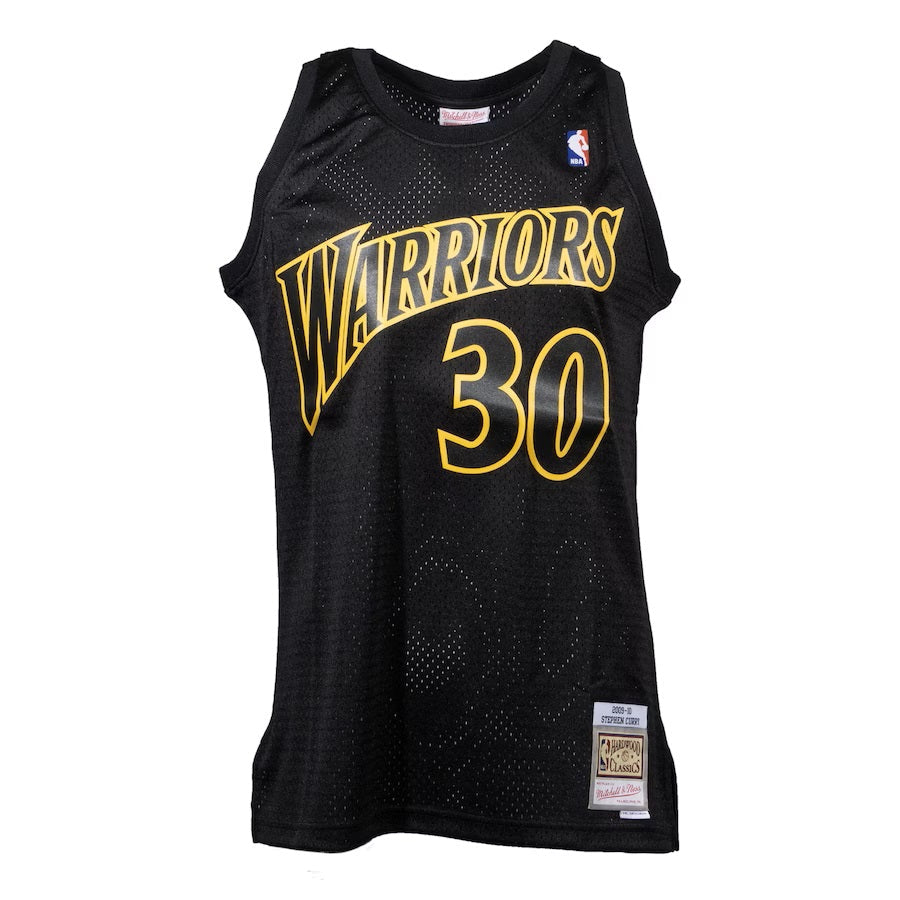 Stephen Curry Golden State Warriors NBA Mitchell & Ness Men Black Dynamic Hardwood Classics Swingman Jersey product image 2,