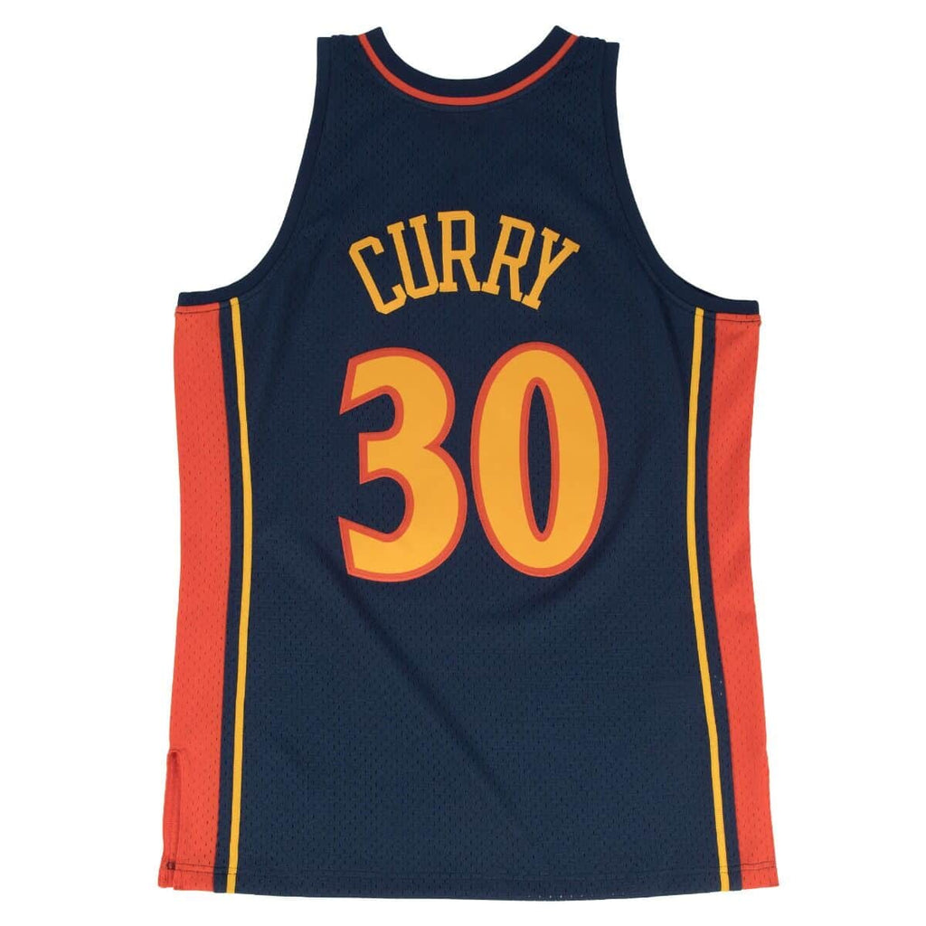 Stephen Curry Golden State Warriors NBA Mitchell & Ness Men Navy 2009-10 Hardwood Classics Swingman Jersey product image 1,