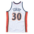 Stephen Curry Golden State Warriors NBA Mitchell & Ness Men White 2009-10 Hardwood Classics Swingman Jersey product image 1,