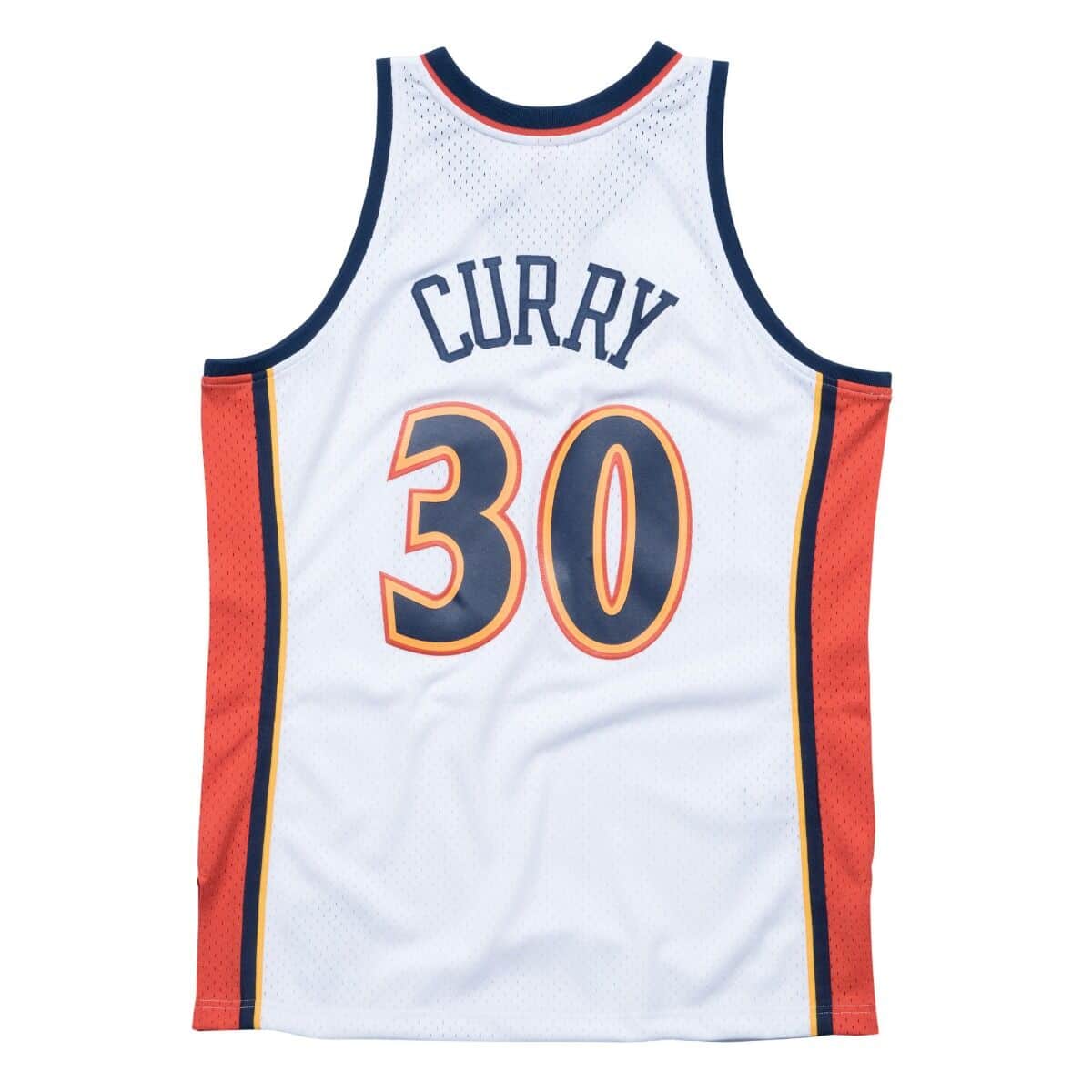 Stephen Curry Golden State Warriors NBA Mitchell & Ness Men White 2009-10 Hardwood Classics Swingman Jersey product image 1,