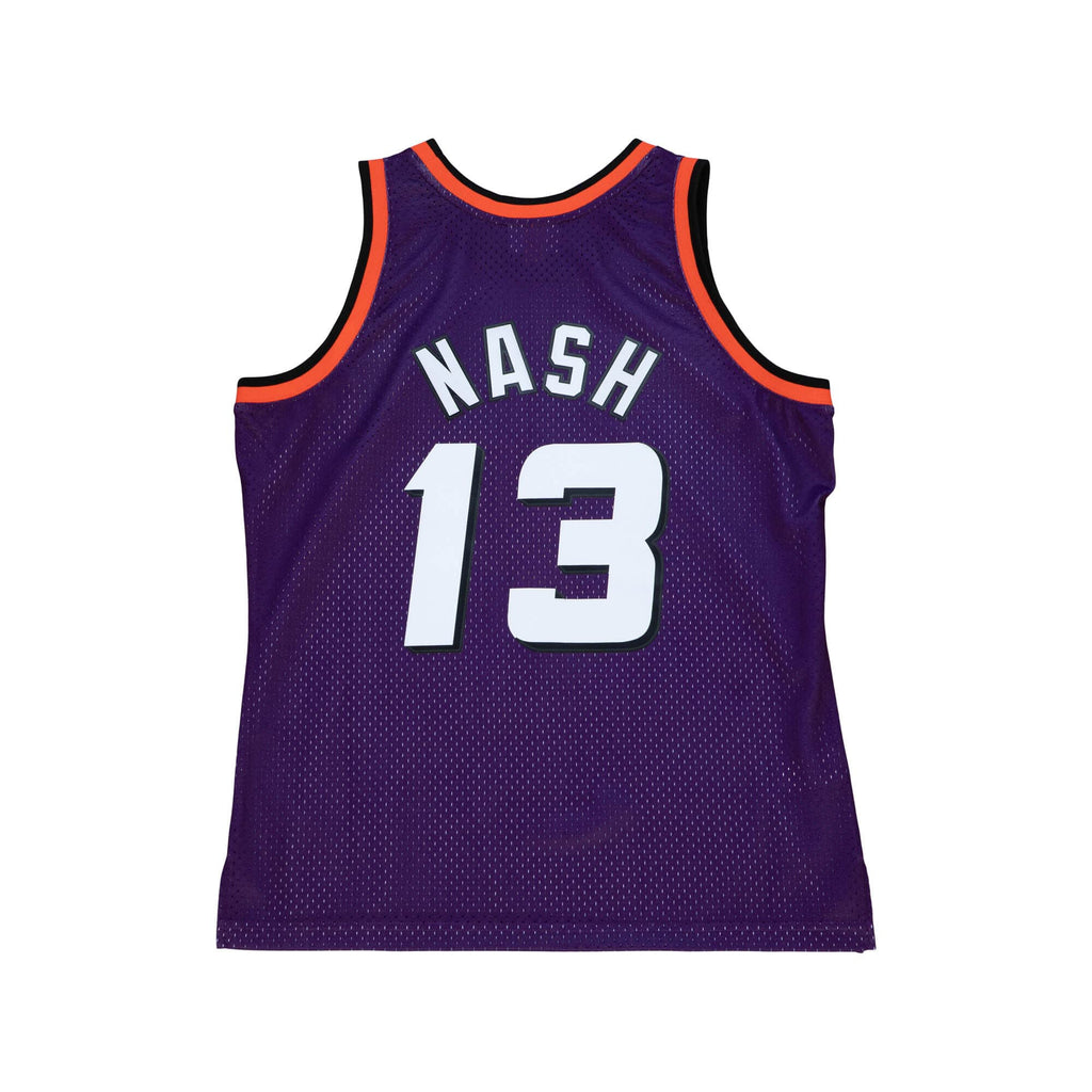 Steve Nash Phoenix Suns NBA Mitchell & Ness Men Purple 1996-97 Hardwood Classics Swingman Jersey product image 1, provided