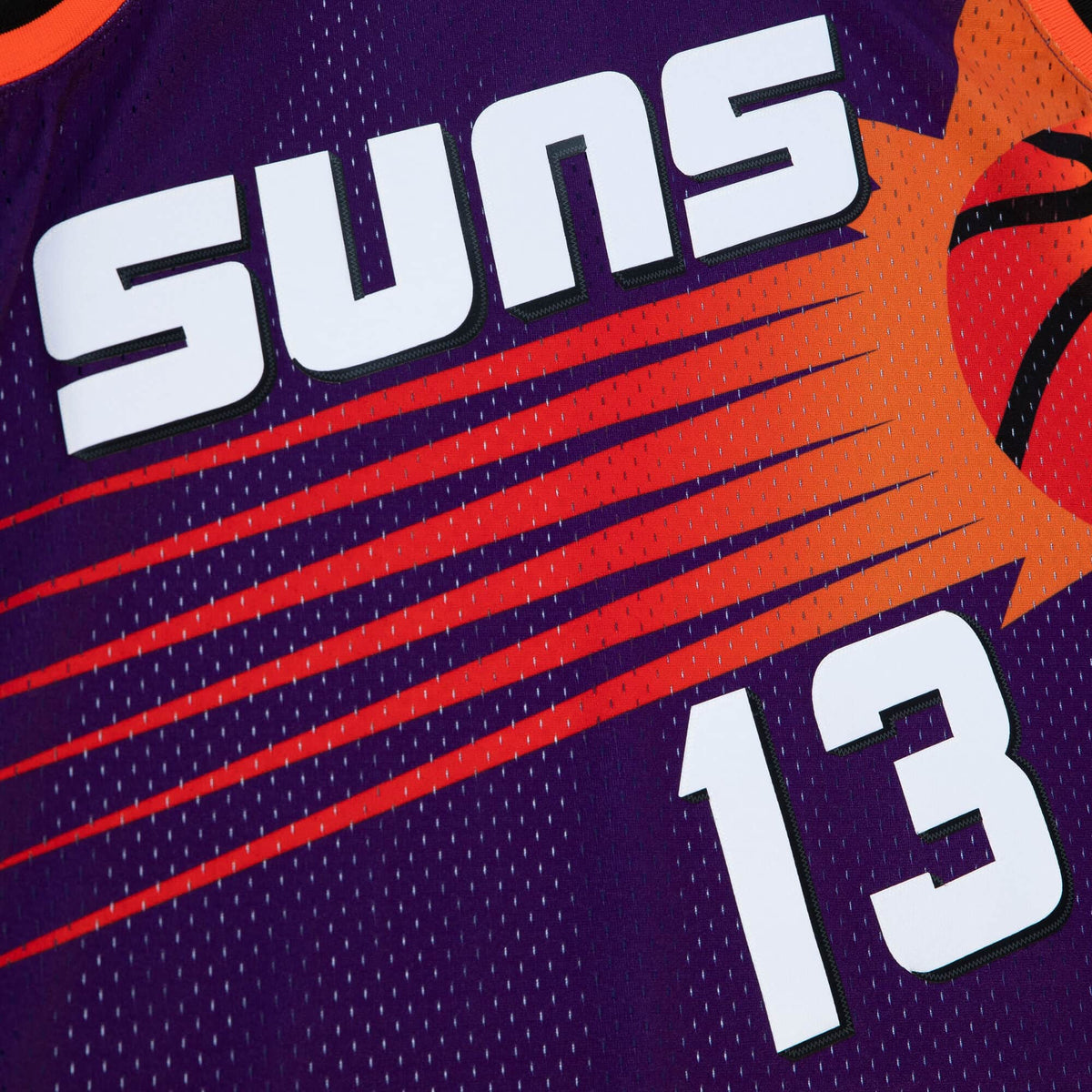 Steve Nash Phoenix Suns NBA Mitchell & Ness Men Purple 1996-97 Hardwood Classics Swingman Jersey product image 3, provided