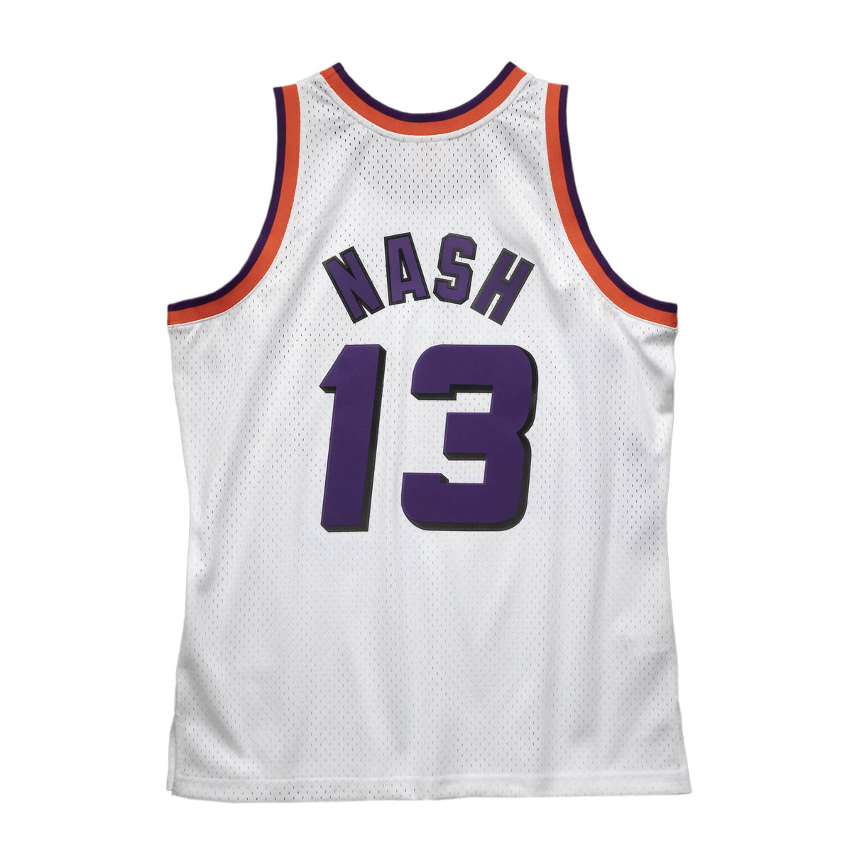 Steve Nash Phoenix Suns NBA Mitchell & Ness Men White 1996-97 Hardwood Classics Swingman Jersey product image 1, provided
