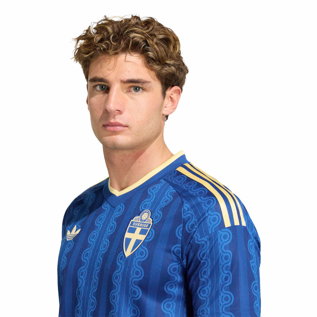 Sweden National Team FIFA Adidas Men Navy 2026 Replica Away Jersey product image 6, provided for visual reference and