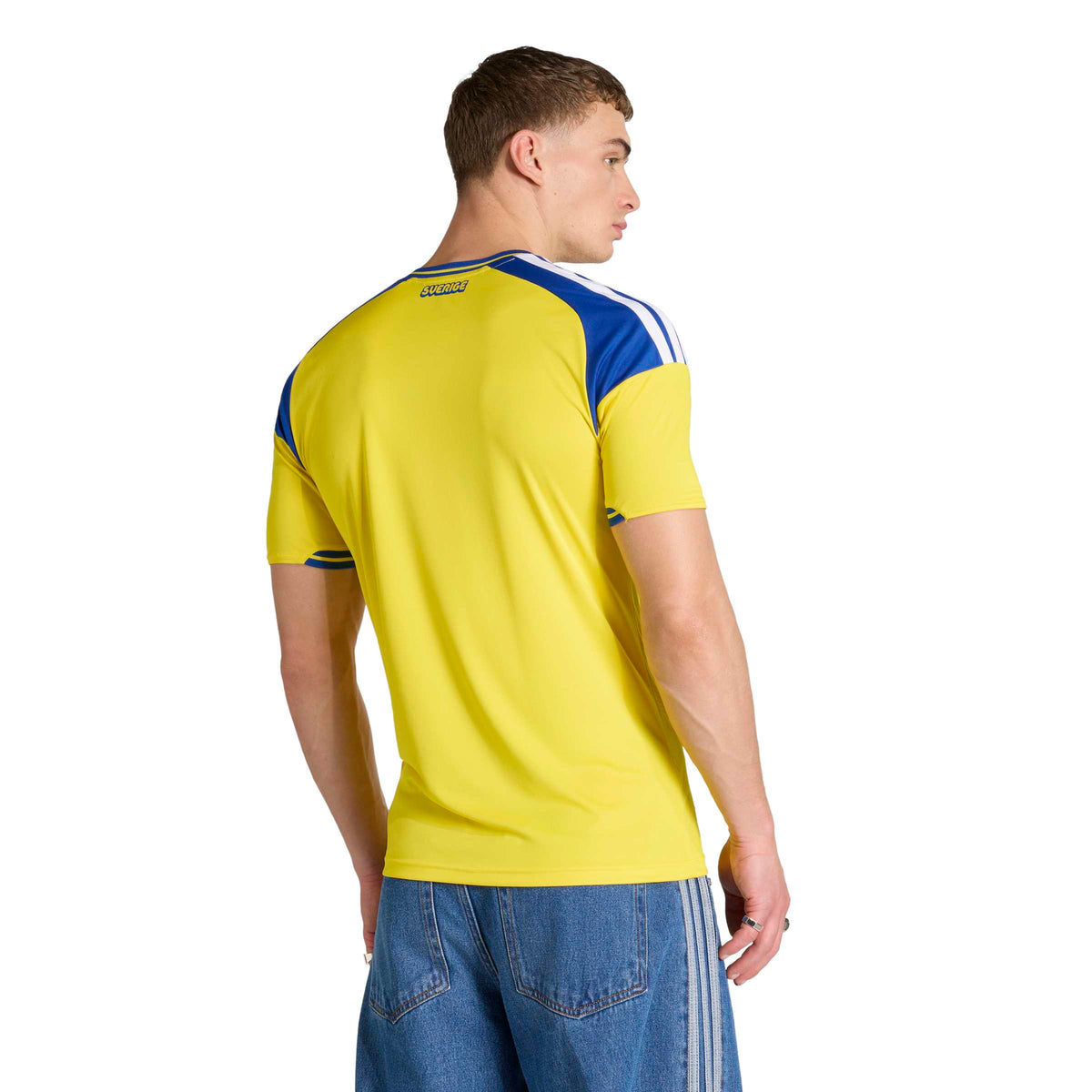 Sweden National Team FIFA Adidas Men Yellow 2026 Replica Home Jersey product image 4, provided for visual reference and
