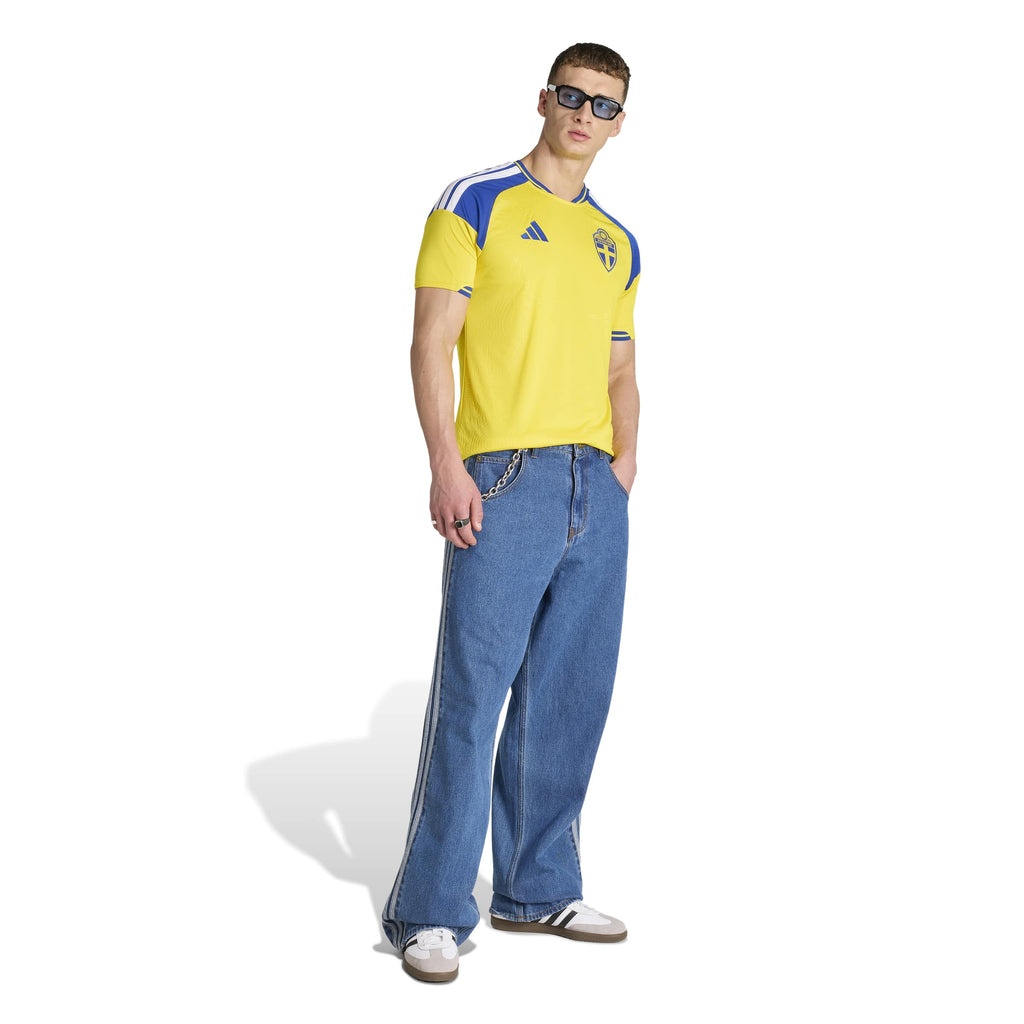 Sweden National Team FIFA Adidas Men Yellow 2026 Replica Home Jersey product image 5, provided for visual reference and