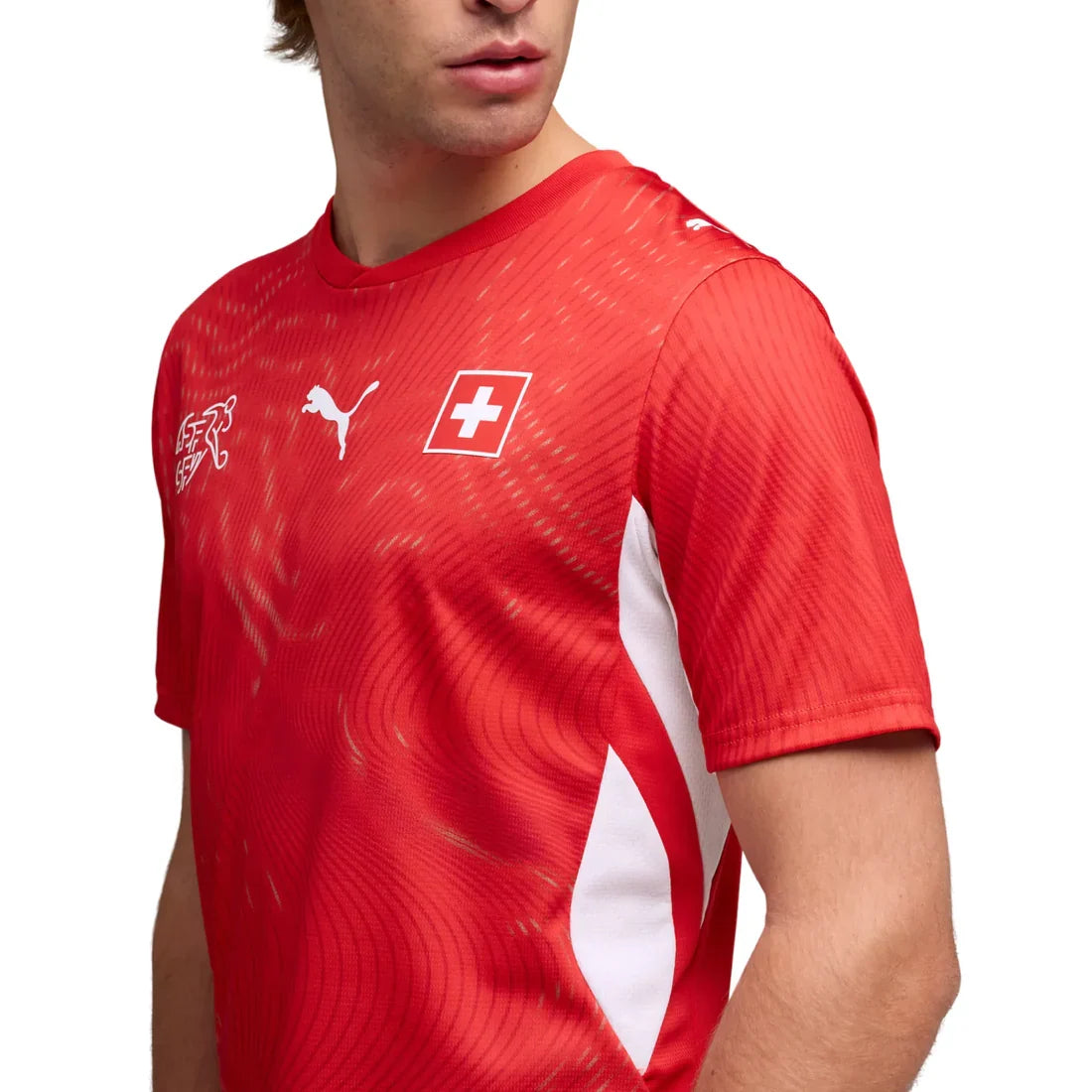 Switzerland National Team FIFA Puma Men Red 2026 Home Replica Jersey product image 6, provided for visual reference and