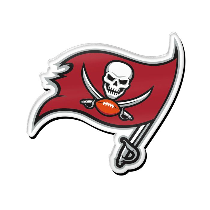 Tampa Bay Buccaneers NFL WinCraft Acrylic Pin product image 1, provided for visual reference and product detail review