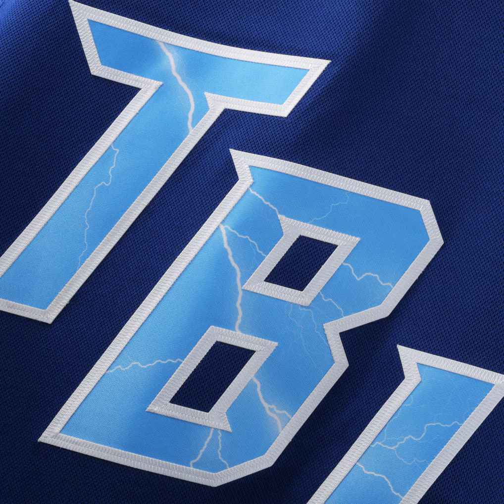 Tampa Bay Lightning NHL Fanatics Branded Men Blue 2026 Stadium Series Premium Jersey product image 4, provided for visual