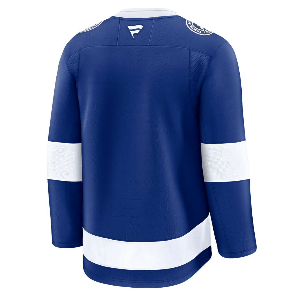 Tampa Bay Lightning NHL Fanatics Branded Men Blue Premium Jersey product image 2, provided for visual reference and product