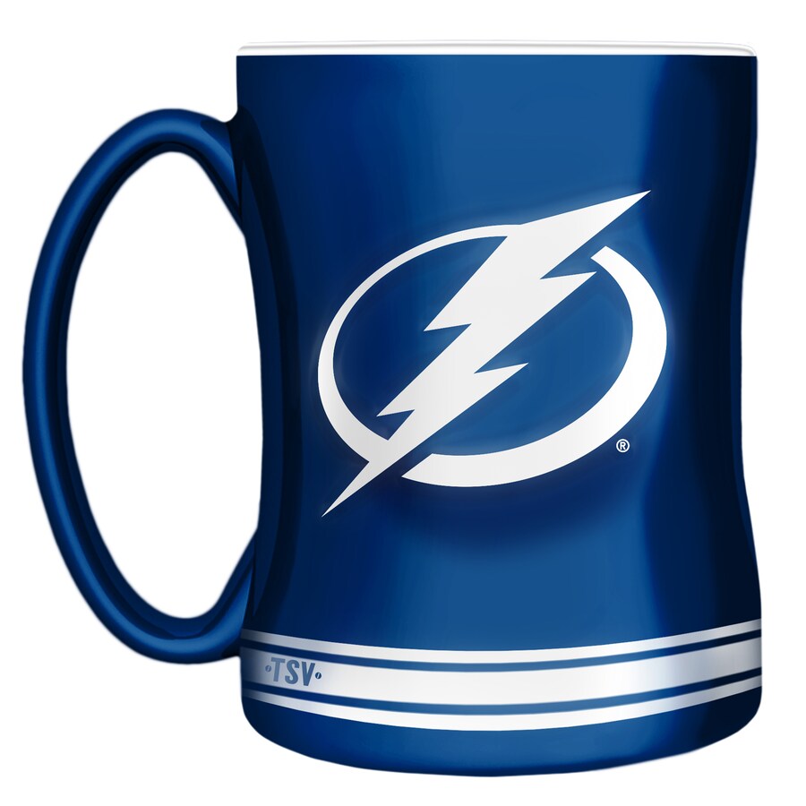Tampa Bay Lightning NHL TSV 14oz Blue Sculpted Mug product image 2, provided for visual reference and product detail review