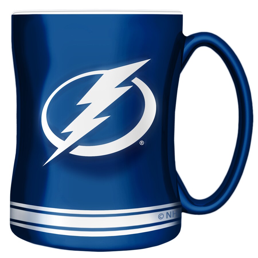 Tampa Bay Lightning NHL TSV 14oz Blue Sculpted Mug product image 1, provided for visual reference and product detail review