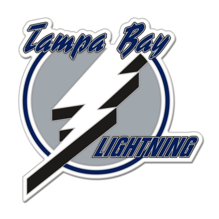 Tampa Bay Lightning NHL WinCraft Retro Collector Enamel Pin product image 1, provided for visual reference and product