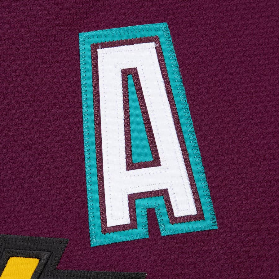 Teemu Selanne Anaheim Ducks NHL Mitchell & Ness Men Purple 1996-97 Power Play Authentic Jersey product image 4, provided for