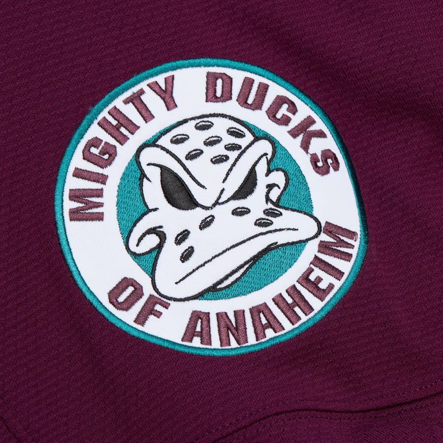 Teemu Selanne Anaheim Ducks NHL Mitchell & Ness Men Purple 1996-97 Power Play Authentic Jersey product image 5, provided for