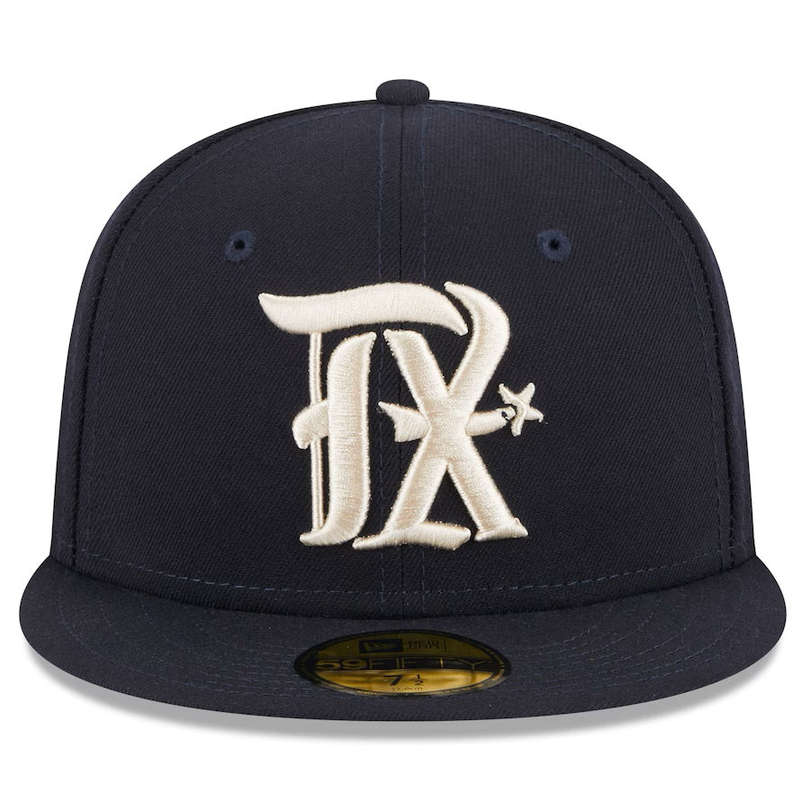Texas Rangers MLB New Era Men Dark Navy 59Fifty 2023 City Connect Fitted Hat product image 3, provided for visual reference