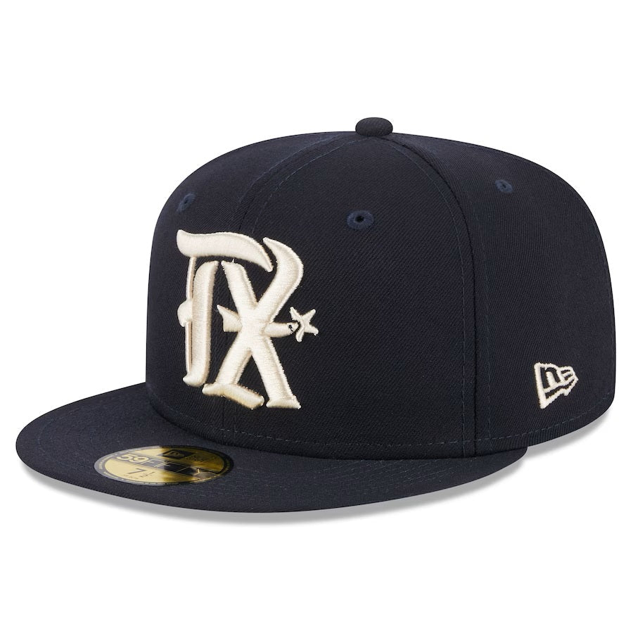 Texas Rangers MLB New Era Men Dark Navy 59Fifty 2023 City Connect Fitted Hat product image 4, provided for visual reference