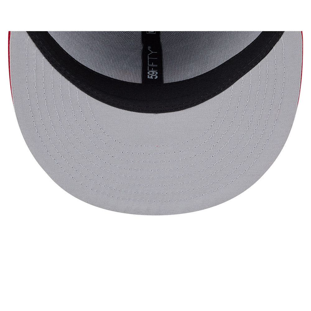 Toledo Mud Hens MiLB New Era Men Navy/Red 59Fifty Authentic Collection Fitted Hat product image 7, provided for visual