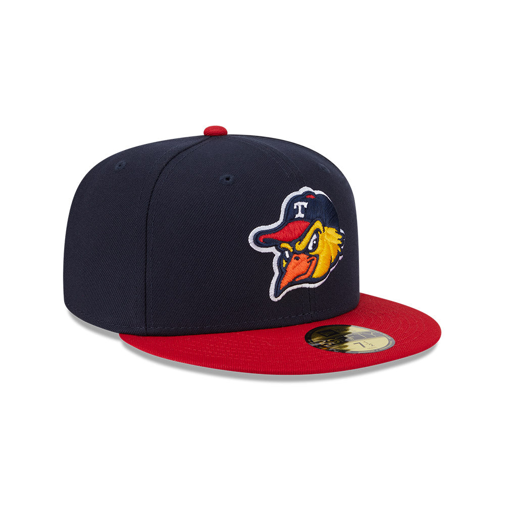 Toledo Mud Hens MiLB New Era Men Navy/Red 59Fifty Authentic Collection Fitted Hat product image 4, provided for visual