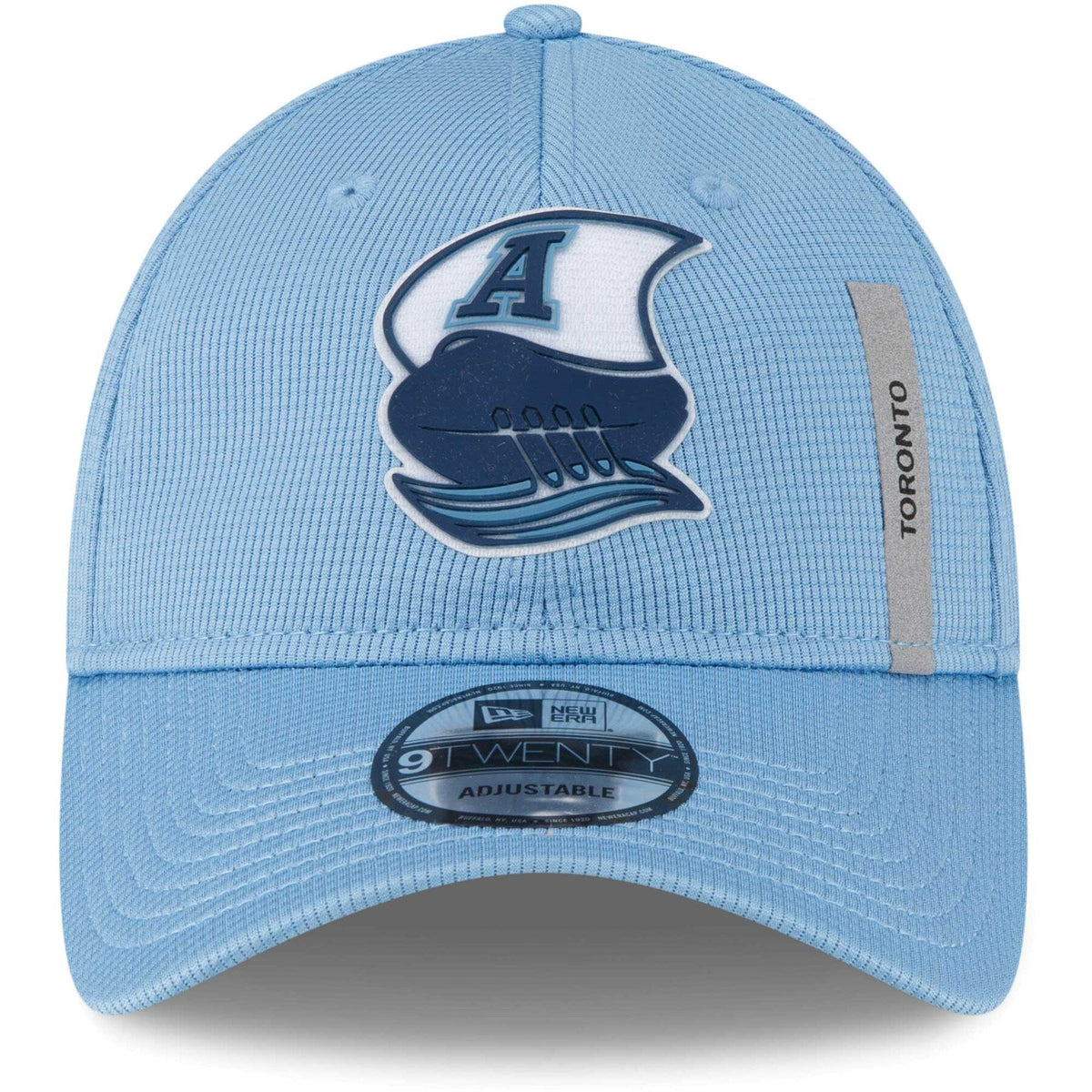 Toronto Argonauts CFL New Era Men Light Blue 9Twenty Sideline Adjustable Hat product image 4, provided for visual reference