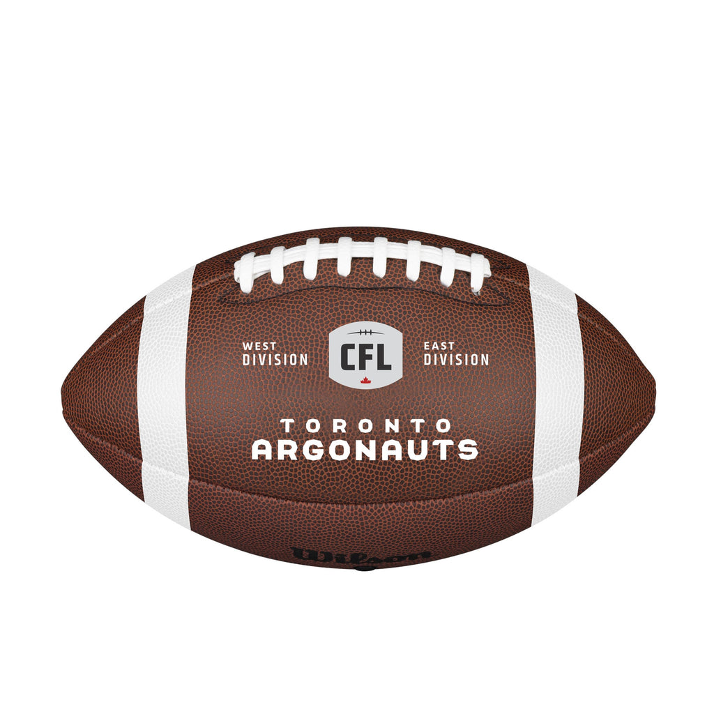 Toronto Argonauts CFL Wilson Backyard Legend Football product image 2, provided for visual reference and product detail